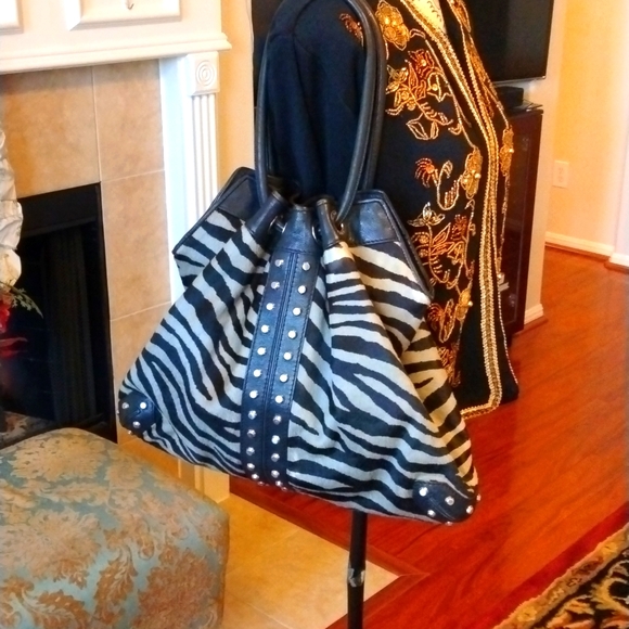 Michael Kors Zebra Print Bag - Picture 3 of 10